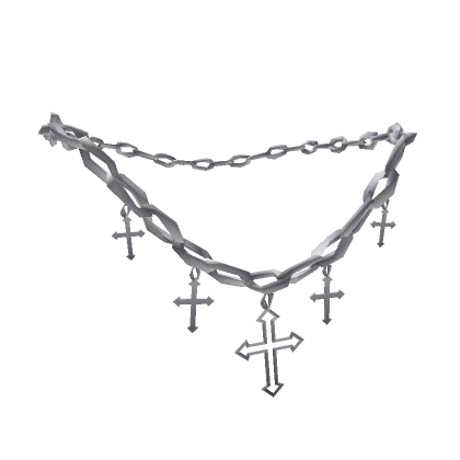 Silver Crosses Necklace 1.0