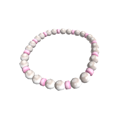 3.0 - Pearls and Pink Beaded Necklace