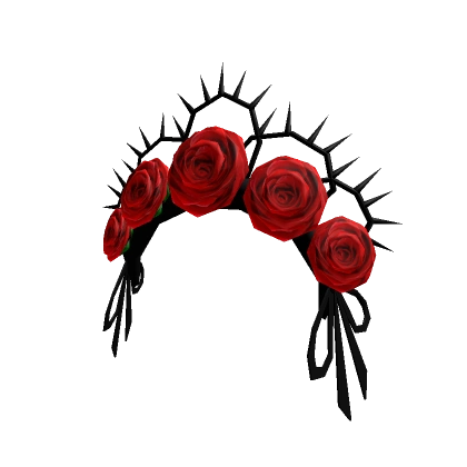 Gothic Vampire Rose Crown
