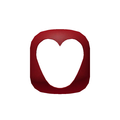 Red Balaclava Heart Cutout 1.0