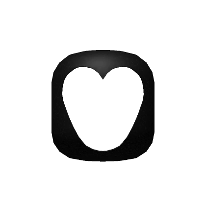 Black Balaclava Heart Cutout 1.0