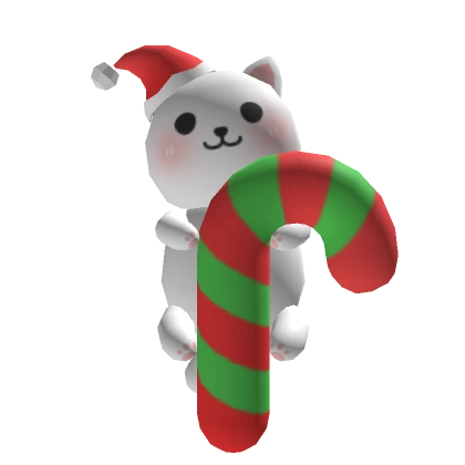 Christmas White Cat