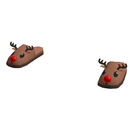 Christmas Cute Reindeer Slippers