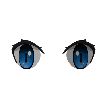 Blue Estatic Cat Anime Eyes