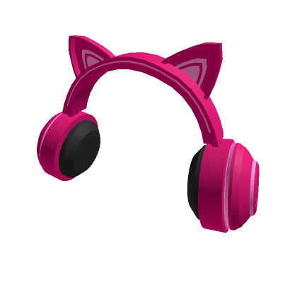 Pink Cat Ear Headphones