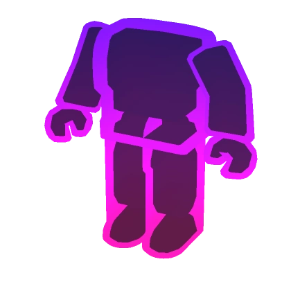 Man Gradient Outline Avatar Aura Purple