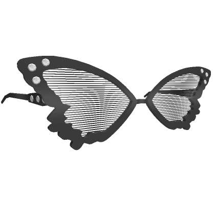 Beautiful Black Butterfly Shades