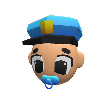 Police Baby Head