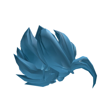 Azure Blue Combined Dance Warrior Hair