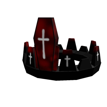 Vampire Coffin Crown (Head Fit)
