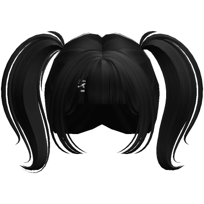 Kawaii Anime  Mini-Pigtails ( Black )