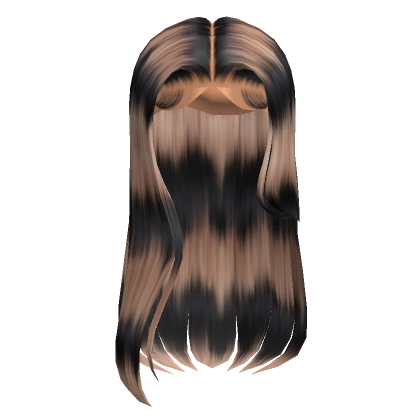 Straight Flowy Wig in Skunk Stripe 