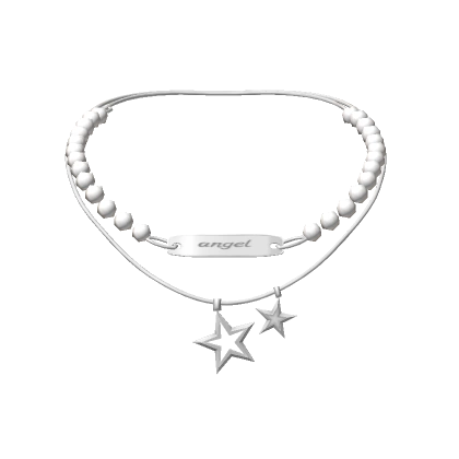 Star Layered Bead Necklace