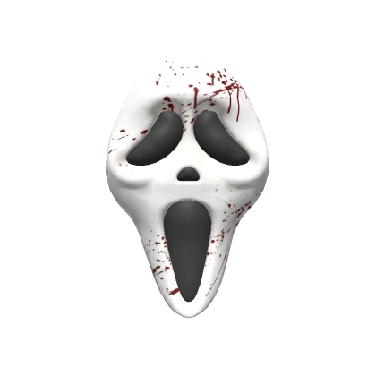HALLOWEEN Wailer Face Mask Ghost - Blood