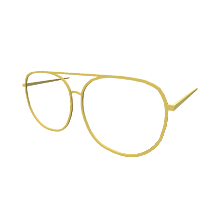 KPOP Aviator Glasses - Gold