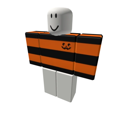 NEW PUMPKIN STRIPED HALLOWEEN SWEATER 