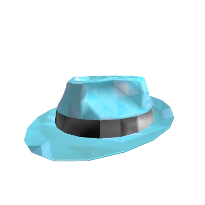 Sky Blue Sparkle Time Fedora