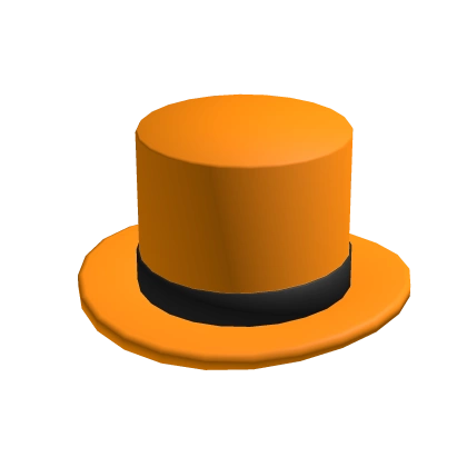 Spooky Orange Top Hat