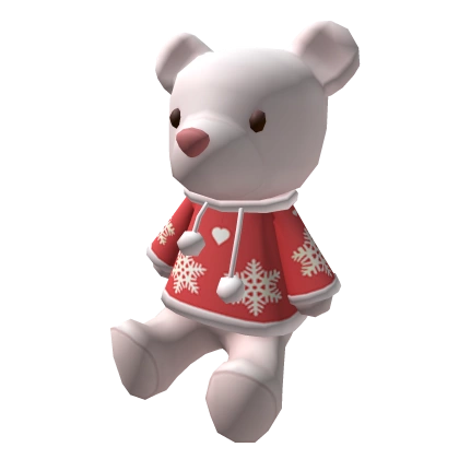 Christmas Polar Teddy Red