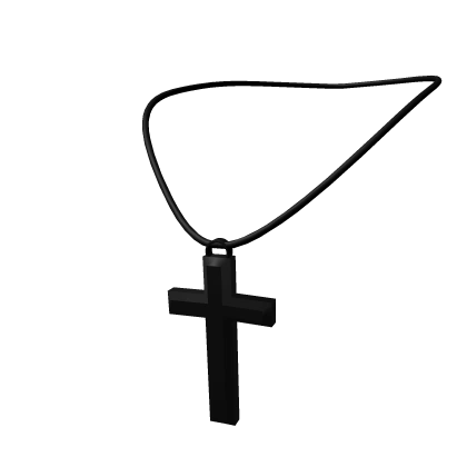 Black Cross Necklace 3.0