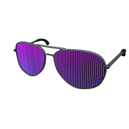 Color Changing: Pink to Blue Retro Aviator Glasses