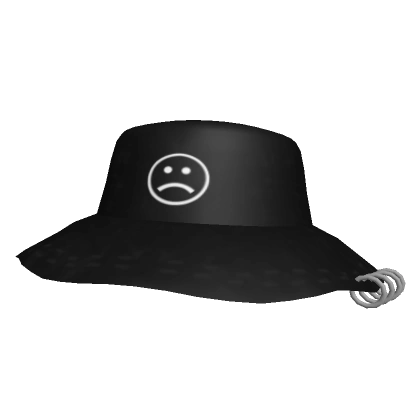 Black Pierced Punk Hat