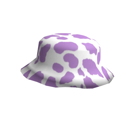 Stylish Purple Cow Hat