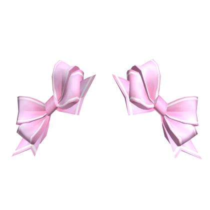 Adorable Double Bows Light Pink
