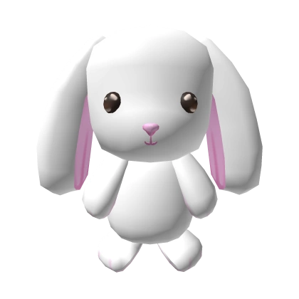 Cute Fluffy Back Bunny