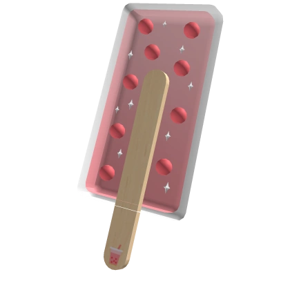 Boba Ice Pop- Strawberry