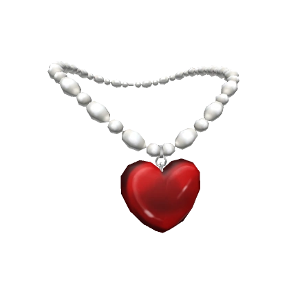Heart of Glass Pearls Red 3.0