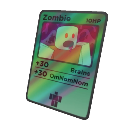 Shiny Zombie Trading Card