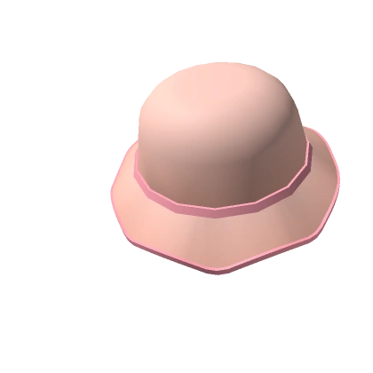 Cream Pink Heart Hat