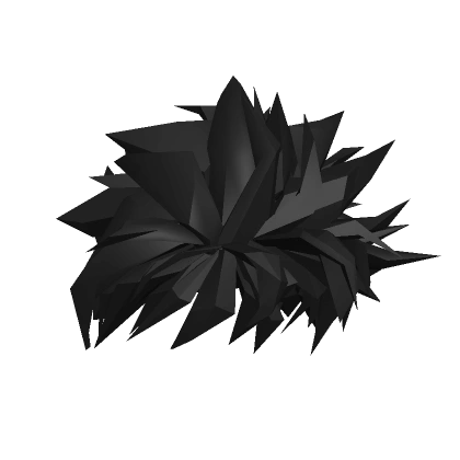 Spiky Black Anime Hair