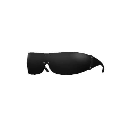 Black Y2K Cyberstar Glasses