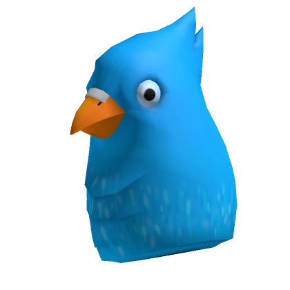 Blue Bird Head