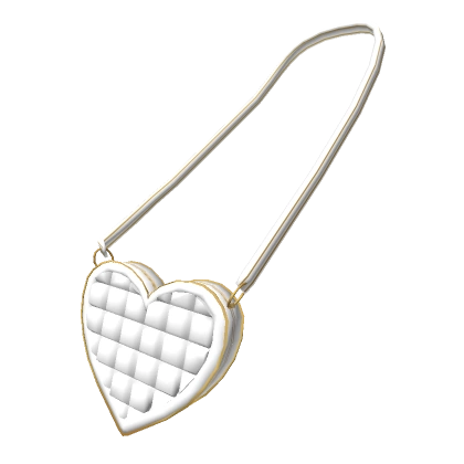 White Luxury Heart Purse (3.0)