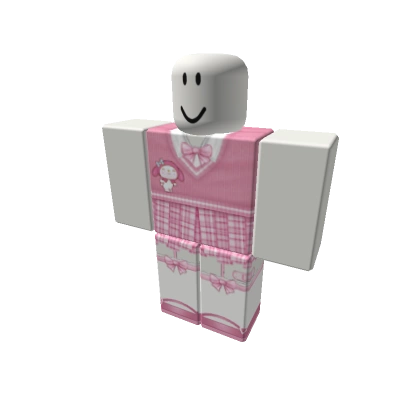 Kawaii Pink Bunny Sweater Plaid Skirt [-]
