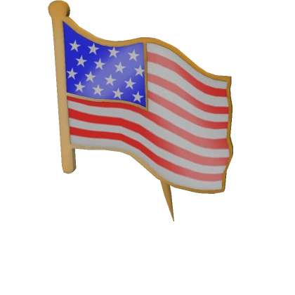 American Flag Lapel Pin