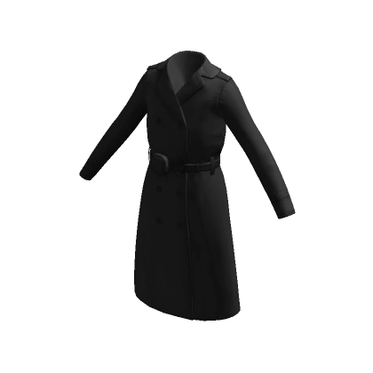 Classy Trench Coat - Black