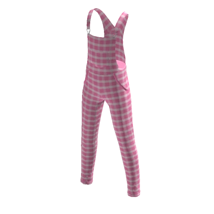 Farmer's Jumpsuit - Pink Plaids