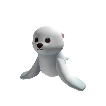Cute White Seal Pet